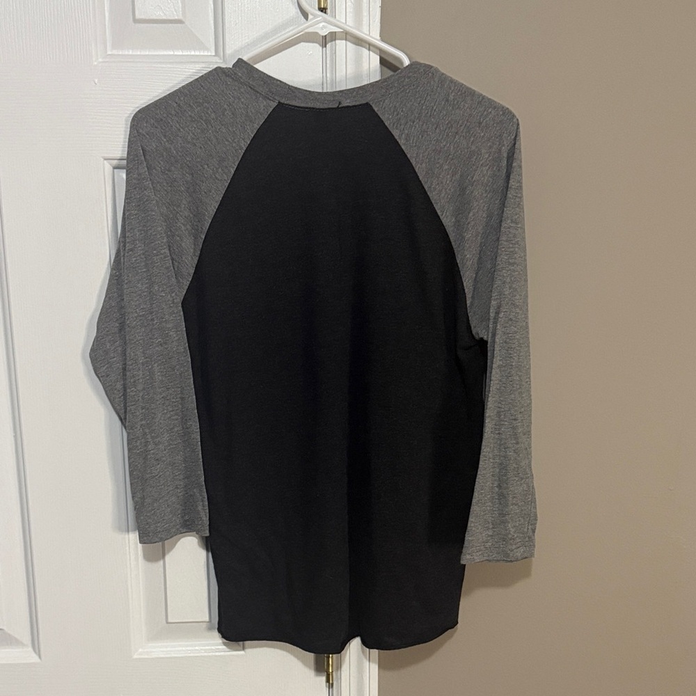 Kelsea Ballerini Next Level Apparel Black and Gray Women's Long Sleeve Tee - Picture 3 of 4